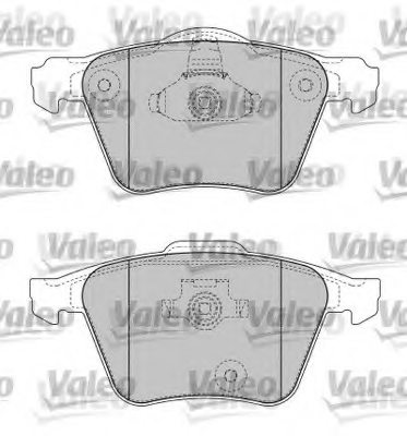 VALEO 598657 Brake Pad Set, disc brake